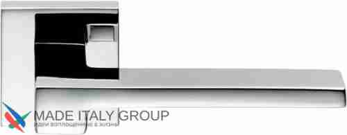 Дверная ручка на квадратном основании COLOMBO Zelda MM11RSB-CR полированный хром