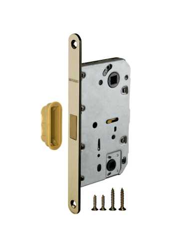 Ручка дверная Armadillo (Армадилло) межкомнатная R.LD54.Libra26 (Libra LD26) AB/GP-7 бронза/золото  Набор 6