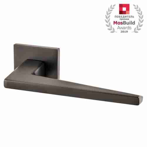 Комплект на 3 двери - Ручка дверная межкомнатная Armadillo MORI USS BPVD-77 вороненый никель