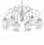 Подвесная люстра Newport 4508+4/C Chrome М0062720 Подвесная люстра Newport 4508+4/C Chrome М0062720