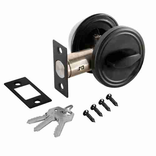 Замок Ajax (Аякс) врезной DK.002 BK BL черный