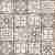 Керамогранит Cersanit Majolica brown глаз. многоцветный (C-MA4R452D) 42x42