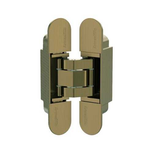 Комплект 2 шт. - Петля дверная скрытой установки Armadillo (Армадилло) U3D3000.VPG AB бронза TECH