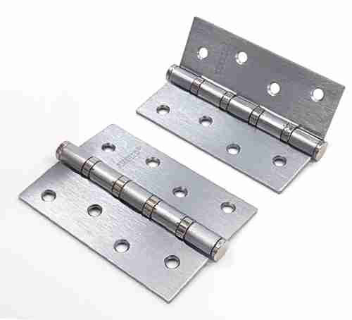 Петля стальная RENZ IN100-4BB FH SSC 100*75*2,5, 4 подшипника, б/колп., супер сатин хром