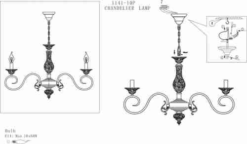 Подвесная люстра Favourite Bubbles 1141-10P