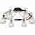 Люстра потолочная N-Light 405-06-63CWB chrome + white crack + black crack