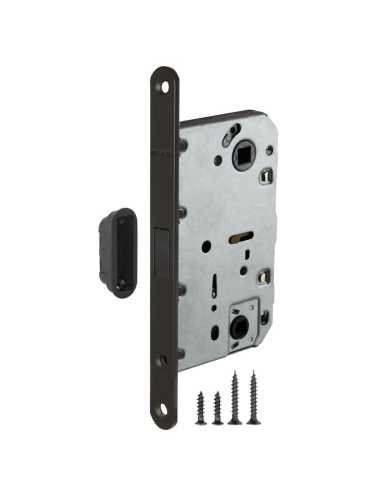 Комплект: Ручки Armadillo Urban Line URB6 BPVD-77+Завертка+Магн замок и Петли Fuaro/вороненый никель