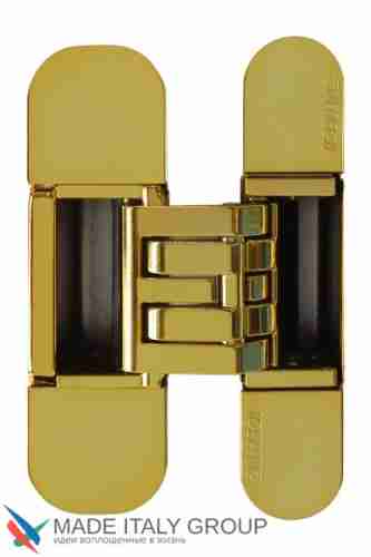Kubica HYBRID 6360 45 OL петля скрытая универсальная асимметричная, цвет ЗОЛОТО (60 kg)