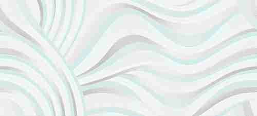 Вставка Cersanit Tiffany blue волна белый (TV2G051) 20x44