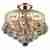 Потолочная люстра Toplight Vivien TL7230X-04WG
