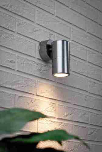 Уличный настенный светодиодный светильник Paulmann Led Flame Eisen 18008