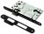 Замок RENZ INLBB 8550-2/1 Black 1 ригель и защелка, с подшипниками, черный