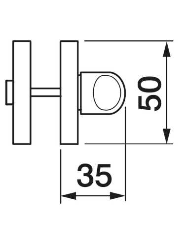 Завертка сантехническая Morelli Luxury LUX-WC-S3 OSA, цвет - матовое золото