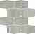 Керамогранит Paradyz Naturstone Antracite Hexagon Mix 28,6х23,3