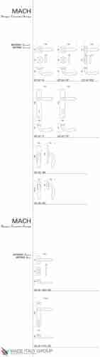 Дверная ручка на круглом основании COLOMBO Mach CD81RSB-NI матовый никель