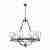 Подвесная люстра Lumina Deco Santini LDP 1220-9 CHR+WT