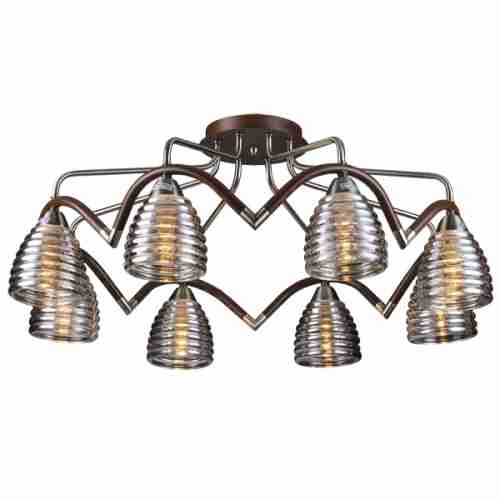 Потолочная люстра Natali Kovaltseva 10801 10801/8C WALNUT