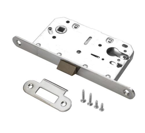 Замок под цилиндр RENZ INLB 85 PL SN никель матовый