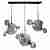 Подвесной светодиодный светильник Loft IT Bolle 2029-S3