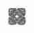 Керамогранит Stone4Home Турецкий Мрамор Black Marble Motif №7 декор 10х10