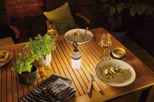 Переносной светодиодный фонарь Paulmann Accu Tablelamp Clutch от аккумулятора 190х77 94212