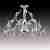 Потолочная люстра Lightstar Cigno Collo Ch 751184 Потолочная люстра Lightstar Cigno Collo Ch 751184
