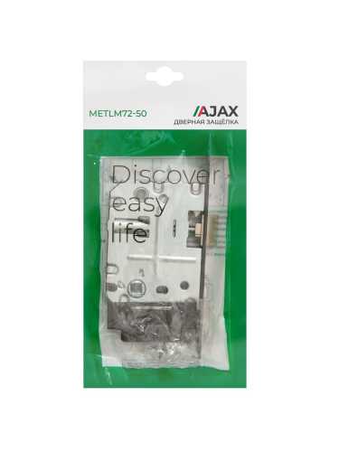Замок дверной Ajax (Аякс) METLM72-50 BL черный