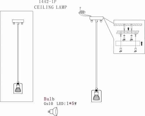 Подвесной светильник Favourite Actuel 1442-1P