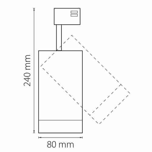 Трековый светодиодный светильник Lightstar Canno Led 303574