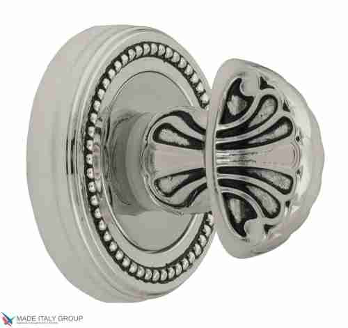 Фиксатор поворотный Venezia WC-4 D3 натуральное серебро + черный