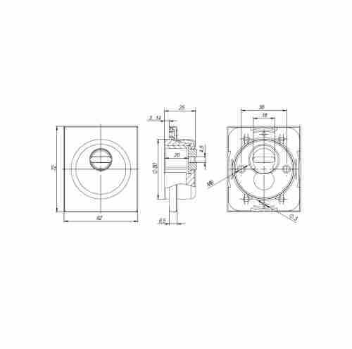 Броненакладка Armadillo Protector/USS CP Хром