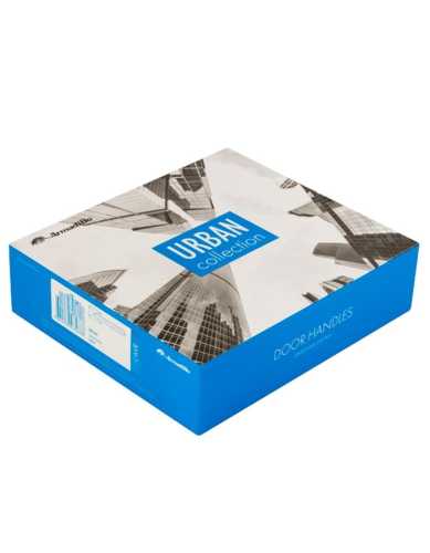 Комплект: Ручки Armadillo STONE UCS СР-8+Завертка+Бесшумный замок и Петли Fuaro/хром