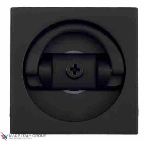 Ручка для раздвижной/распашной двери на квадратном основании Venezia U144 черный