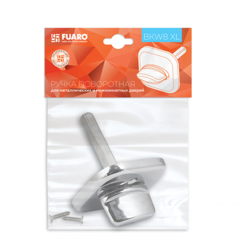 Завертка сантехническая Fuaro BKW8x60 XL (хром) CP-8