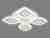 Потолочная люстра Ambrella Acrylica Ice FA280 Потолочная люстра Ambrella Acrylica Ice FA280
