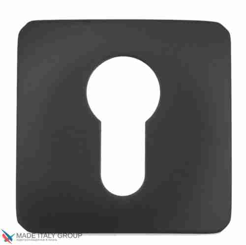 Накладка под цилиндр на квадратном основании COLOMBO PT13-NM матовый черный (2 шт)