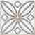 Плитка керамическая Kerama Marazzi Амальфи орнамент коричневый STG\A402\1266 вставка 9,9х9,9