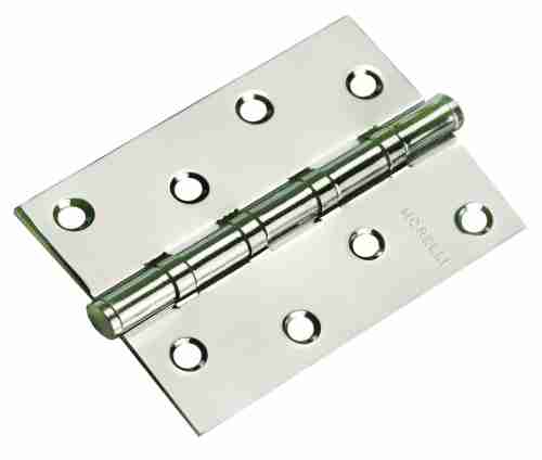 Комплект 2 шт. - Петля дверная универсальная стальная с 4-мя подшипниками Morelli MS 100X70X2.5-4BB SC матовый хром