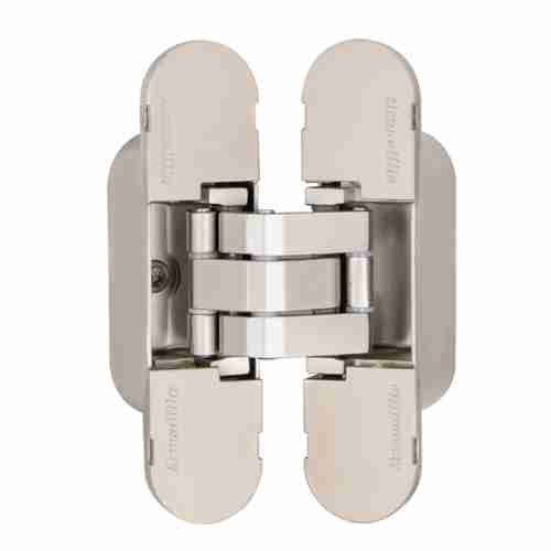 Комплект 2 шт. - Петля Armadillo (Армадилло) скрытой установки с 3D-регулировкой U3D4000 SN (9540UN3D) мат. никель
