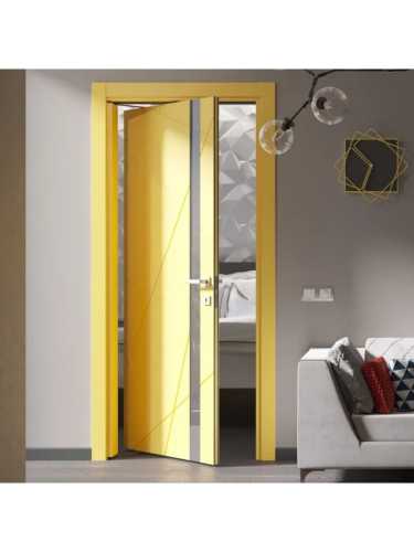 Система для рото-двери Morelli SWING, высота 2000мм, ширина 565-915мм, цвет черный