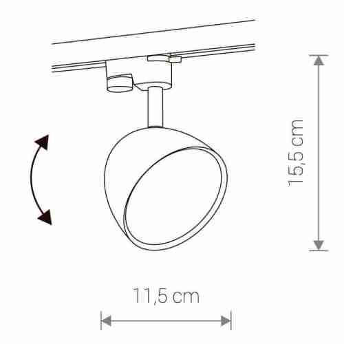 Трековый светильник Nowodvorski Profile Vespa 8824