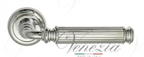 Ручка дверная межкомнатная Venezia Mosca D1 полированный хром