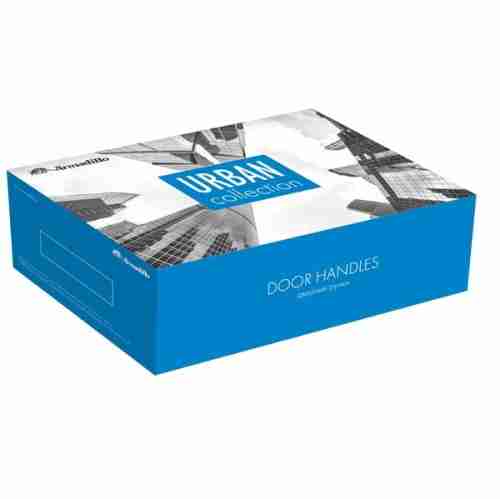 Комплект на 6 дверей - Ручка дверная межкомнатная Armadillo Urban Squid USQ9 SN-3 матовый никель