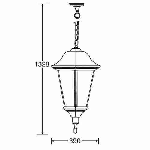 Уличный подвесной светильник Oasis Light 79820 79820 Bl