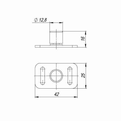 Нижний направляющий ролик Armadillo Comfort-PRO / telescope