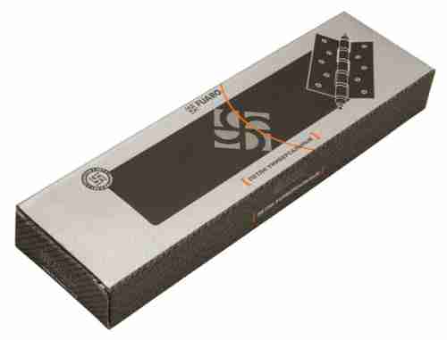 Комплект 4 шт. - Петля дверная стальная универсальная Fuaro 4BB 200x105x3 WAB (мат. бронза)