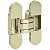 Комплект 4 шт. - Петля дверная скрытой установки AGB E30200.03.23 матовая латунь ECLIPSE 2.0 + 4 накладки в комплекте