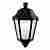 Уличный настенный светильник Ideal Lux Anna AP1 Small Nero 101552