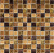 Мозаика Bonaparte стекло с камнем Morocco Gold 8х23х23 30х30 Мозаика Bonaparte стекло с камнем Morocco Gold 8х23х23 30х30