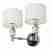 Бра iLamp Alexa W2404-2 Nickel Бра iLamp Alexa W2404-2 Nickel
